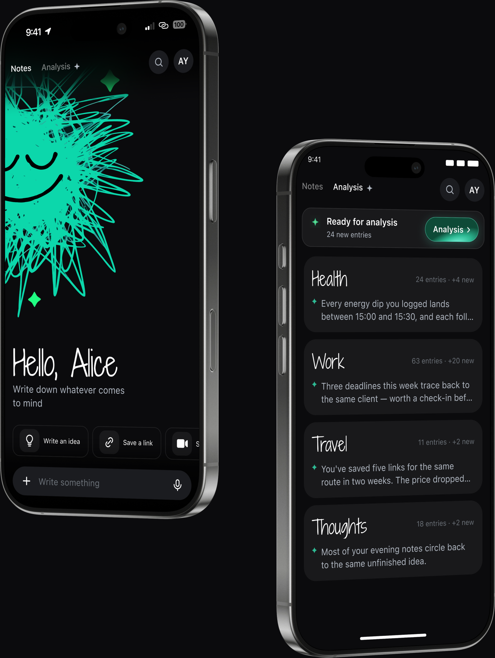 Sage capture and analysis screens on iPhone